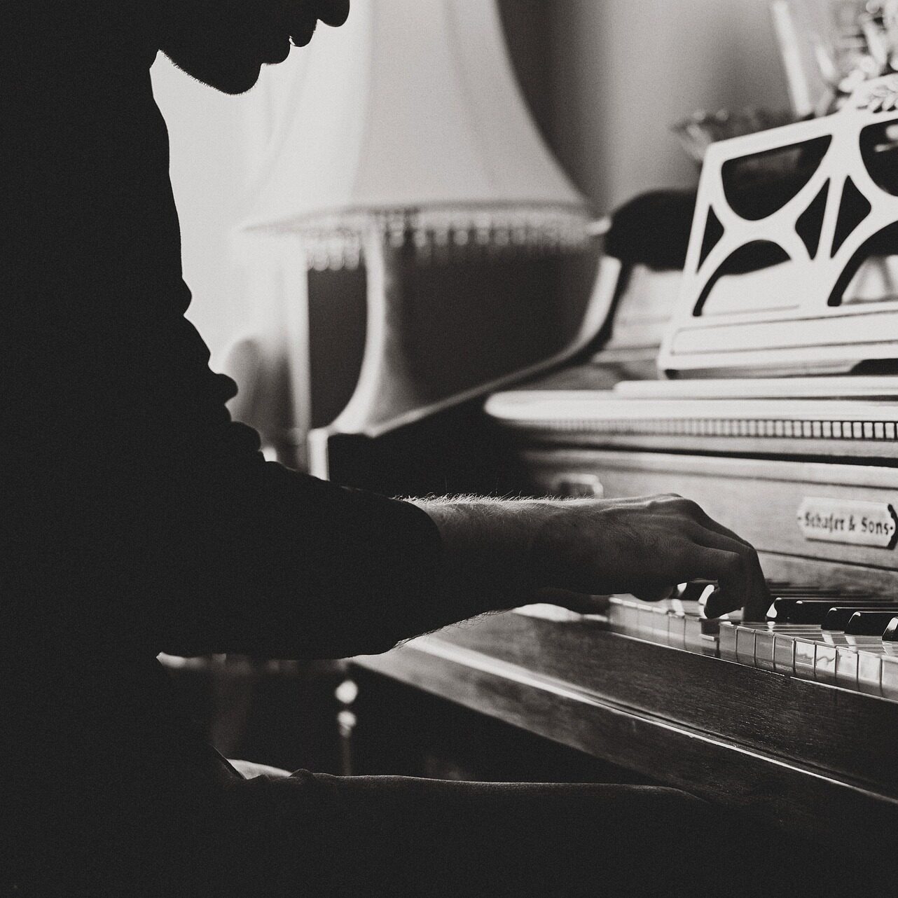 Playing upright piano - tuned with Aural Tuning